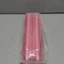 Tioncy 100 Pcs Neon Plastic Shot Glasses 1 oz disposable shot glasses colored Mini Party Drinking Cups for Cocktail Whiskey Wine Birthday Christmas New Year Party(Pink)