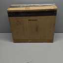 KKTONER PU Leather Round Rolling Stool with Back Rest Height Adjustable Swivel Drafting Work SPA Task Chair with Wheels Black