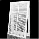 Return Air Filter Grille 14x24,Air Return Vent Cover Grill for 14"W x 24"H Duct Opening,Steel HVAC Vent Covers for Wall and Ceiling, Holds 1" Thick AC Filter