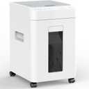 110 Sheets Micro Cut Paper Shredder Auto/Manual Feed Shredder P-4 Security Level for Home Office & Commercial Use 6.8 Gallons Bin with Casters