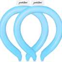 2 Pack Neck CoolingTube, Reusable Ice Coolers Wearable BodyCooling Products, Neck Coolers for HotWeather(Blue*2)