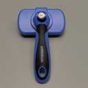 Swihauk Self Cleaning Slicker Brush - Skin Friendly Deshedding Grooming Tool for Dogs & Cats, Suitable for Shedding & Haired Pets, with Pet Supplies Accessories, Blue