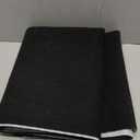 Outdoor Runner Rug 2 ft x 8 ft for Hallway with TPR Backing, Black Fine Stripes Non-Slip Indoor Runner Rugs Suitable for Balcony, Kitchen, Patio, Garage, Deck, Stair and Entryway Areas