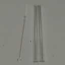 ALINK Reusable Glass Boba Straws, 14mm Extra Wide Clear Straws for Smoothies, Bubble Tea, Pack of 2 with Carrying Case and Cleaning Brush