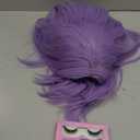 Long Wavy Light Purple Hair Synthetic Lace Front Wigs for Women Loose Wavy Free Part Glueless Lace Wigs Purple Heat Resistant Fiber Natural Hairline Water Wave Wig Cosplay Daily Party Wig