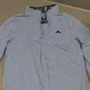 Tommy Bahama Boys Quarter-Zip Pullover Shirt - Lightweight Casual Knit Long Sleeve Sweater for Kids, Size 8