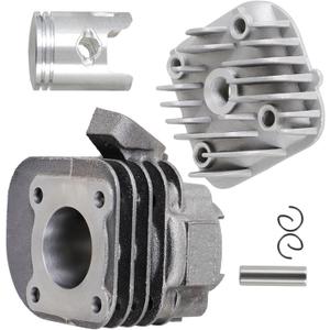Cylinder Piston Top End Kit Replacement for Polaris Scrambler 50 2001-2003 Predator 50 2004-2007 50cc