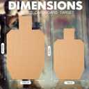 Hungdao 100/40 Pcs Cardboard Targets Shooting Range, 30 x 18 Inch