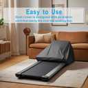 Walking Pad Cover for Home, Waterproof and Dustproof Under Desk Treadmill Cover - Fit for 48-56 in Portable Folding Treadmill and Office Under Desk Smart Walking Running Machine, Black