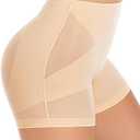 Semjikoy Tummy Control Shapewear for Women, Butt Lifting Shapewear Shorts Underwear Body Shaper for Under Dress Skirt Pants Size M