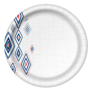 204 Count Dixie Large Paper Plates, 10 Inch, 2X Stronger*, Microwave-Safe, Soak-Proof, Cut Resistant, Disposable Plates For Everyday Breakfast, Lunch, & Dinner Meals