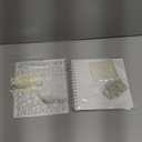 Fuyoooo 8 x 8 Inch Letters to The Bride Scrapbook Wedding Memory Book Bridal DIY Blank Paper Scrapbook Photo Album Guest Book Sign with Pearl Stickers, Metallic Letters, Bows(Warm White)