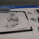Zocelight Rechargeable A2 Light Pad 25.2" x 18.4",Magnetic Light Board for Diamond Painting,Physical Buttons,US Adapter,3 Colors,Stepless Dimming Light Box for Tracing, Light Table Sketching,Drawing