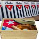 Generic Domino Cubano Doble Nueve Cuban Dominoes Double Nine with Cuban Flag on Chips Cuban Traditions Great for Gift