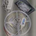 MIWISE RGB Smart IC COB LED Strip Light,20ft Color Chasing Flexible LED Tape Light,WS2811 Addressable RGB Strip with APP Control/Music Mode,Work with Alexa/Google,for Party/Home DIY Lighting Projects