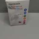 memzuoix Ergonomic Wireless Mouse, 2.4G Optical Cordless, 800/1200/1600 DPI, Vertical Computer Mouse for Laptop, Mac, PC, Desktop (Right Hand, Large) - White