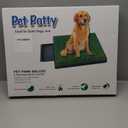 Dog Urinal containing 2 Replaceable lawns, Dog Potty Grass .Portable pet bedpans That can be Washed Suitable for Almost All Types of Dogs. Length: 25 inches. Width 20 inches. Height: 3 inches