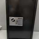 60-Key Digital Key Cabinet with Code, Tags, Wall Mount Organizer, Black