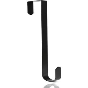 Wreath Hanger, 15" Wreath Hangers for Front Door, Indoor or Outdoor Over The Door Heavy Duty Wreath Hook Hanger for Easter Spring Halloween Xmas Wreath Decorations, Steel Material, 20lb Load Bearing