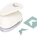 Bira Craft 2.5 inch Wing Shape Lever Action Craft Punch for Paper Crafting Scrapbooking
