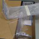 ANDGOO Large Acrylic Display Risers, 2 Sets(11.2L~11.6L~12L) Clear Rectangular Showcase Collectibles Display Shelf, Retail Desktop Risers Display Stand for Organize and Decoration