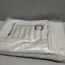 H.VERSAILTEX Polyester Blackout Curtains 96 Inches Long, 100% Absolutely Blackout Elegant Curtains for Bedroom, Thermal Insulated Linen Drapes Grommet Curtains with White Liner, 2 Panels, Natural