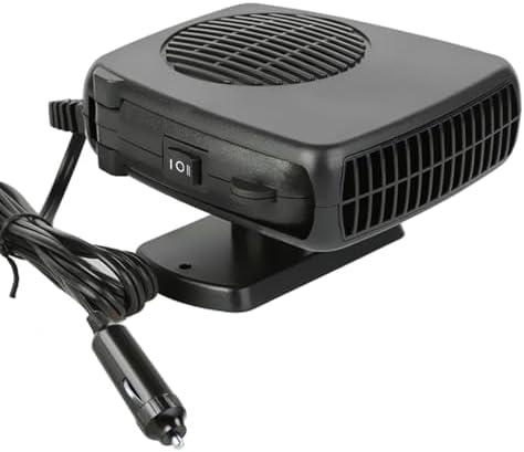 Car Heaters, 12V 150W Electronic Auto Fan Heater 2 in 1 Heating & Cooling Function Fast Heating Car Defrost Defogger Auto Heater Fan Plug