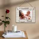 New Grandparent Picture Frame - Grandparents Gifts, First Time Grandparents Gifts, Grandchildren Grandkids 5x7 Picture Frame, Grandma Wooden Picture Frames for Tabletop or Wall Hanging