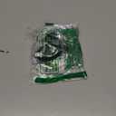 Mustaches Self Adhesive Inmate Fake Beard Goatee for Kids, Novelty, Small False Facial Hair, Costume Accessory for Children, Salt and Pepper Color