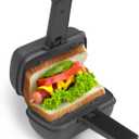 Mini Sandwich Maker with Removable Plates: Portable Grilled Cheese Maker, Electric Breakfast Sandwichera with Non-Stick Plates, Hot Sandwich Maker Press for Cooking Breakfast, Grilled Cheese