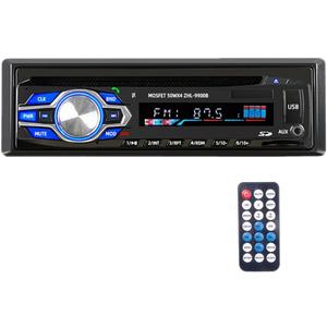 Single Din Car Stereo with CD DVD Player, Bluetooth Hands Free Car Radio Support FM Receiver/USB/AUX/SD Card/Remote Control