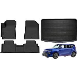 Priprilod Floor Mats & Cargo Liner Custom Fit for Kia Soul 2020-2025