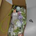 DR.DUDU 6 FT Easter Decorations for Home Lighted Easter Garland Artificial Egg Garlands with 20 LED Lights & Timer Spring Decor for Mantle Fireplace Table Door