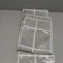 Simple Houseware 24 Pockets Large Clear Pockets Over The Door Hanging Shoe Organizer, Gray (56" x 22.5")