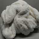 ESTINGO Heated Blanket Electric Throw - 50x60 Heating Blanket Throw 4 Hours Auto-Off 5 Heat Levels Over-Heat Protection Luxury Faux Fur Sherpa Heater Electric Blanket ETL Certification, Cream White