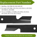 482878 Mower Blades Compatible with Scag 52" Deck, High Lift Mower Blades Replace Fe rrisTiger Cub Wildcat Turf Tiger 21227S, 482462, 48108, 481707, 481711, 3 Pack