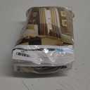 Curtainworks Kendall Color Block Grommet Curtain Panel, 84-Inch, Chocolate (52"W x 84"L (Pack of 1))