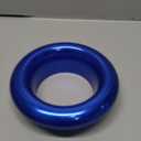 X AUTOHAUX 3 Inch Neck Aluminum Bellmouth Velocity Stack Adapter Air Intake Turbo Horn Air Inlet Decorative Cover Blue