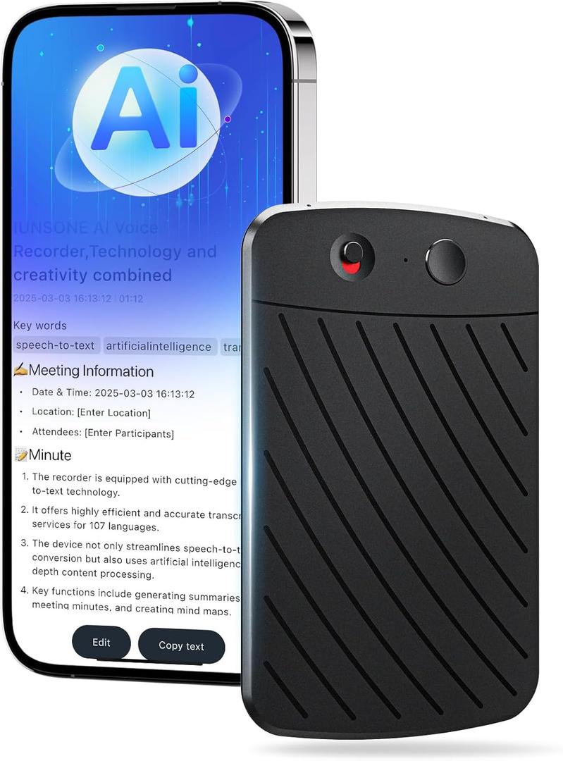 AI Voice Recorder,Note Voice Recorder with Transcribe Summarize