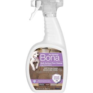 Bona Pet Spray Odor Eliminator, Dog Formulation, 32 fl oz, Safe for Carpeted Areas and Multi-Surface Floors
