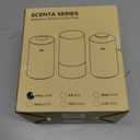 Airversa Waterless Essential Oil Diffuser Starter Kit with 4 x 10mL Hotel Scent Fragrance Oil, Battery Operated Mini Scent Air Machine Portable Diffuser for Home Car Office, AN8 Kit Black