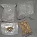 Baderke 20 Pcs Small Glass Jars with Plastic Lids, Spoons, Tags and Rope,3.4 oz Yogurt Pudding Jars Bath Salt Storage Glass Containers for Wedding Party Favor