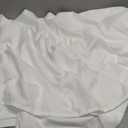 Mellanni Queen Size Flat Sheet - Iconic Collection Bedding - Hotel Luxury, Extra Soft, Cooling - Wrinkle, Fade, Stain Resistant - 1 Flat Sheet Only (Queen, White)