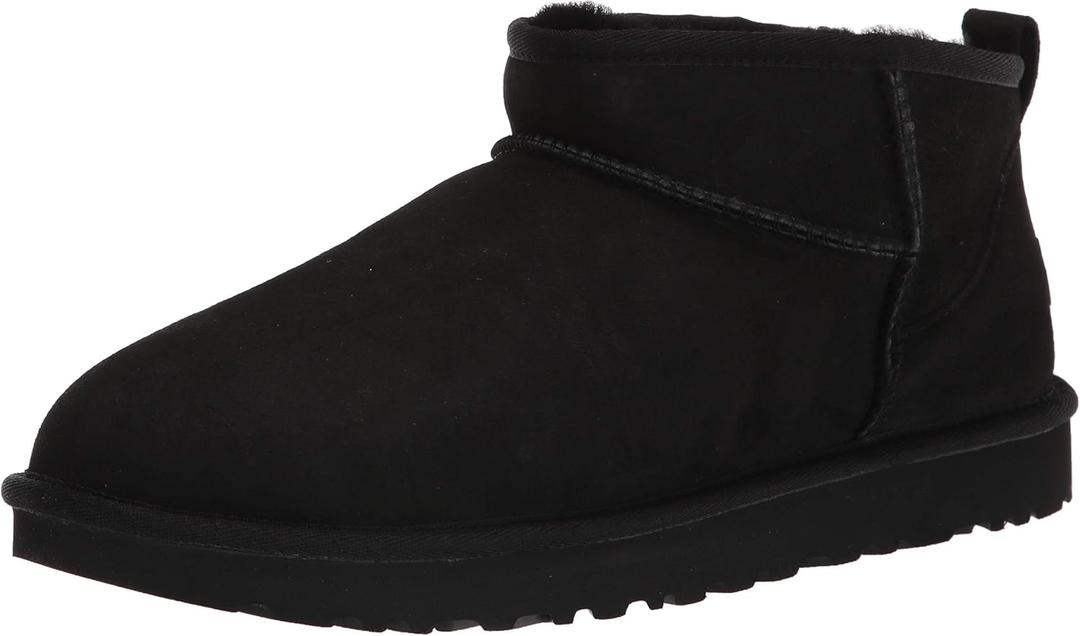 UGG Women's Classic Ultra Mini Boot (7, Black)