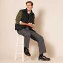 Amazon Essentials Men's Classic-Fit Expandable-Waist Flat-Front Dress Pant, 31Wx29L