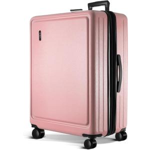 28 Inch Luggage with Spinner Wheels, Hard Shell Suitcase with TSA Locks for Luggage, Travel Large Suitcase, Expandable Hard Shell Suitcases, Pink 28 Inch Luggage with Spinner Wheels, Hard Shell Suitcase with TSA Locks for Luggage, Travel Large Suitcase, Expandable Hard Shell Suitcases, Pink
