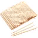 EWVVSS 600 Pcs 4.5 Inch Orange Sticks for Nails Double Sided Multi-Use Wooden Cuticle Pusher Sticks Manicure Pedicure Tool Cuticle Sticks or Eyebrow Waxing Sticks for Facial Hair Removal