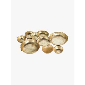 9 Cluster Serving Tray (Luxe Gold)