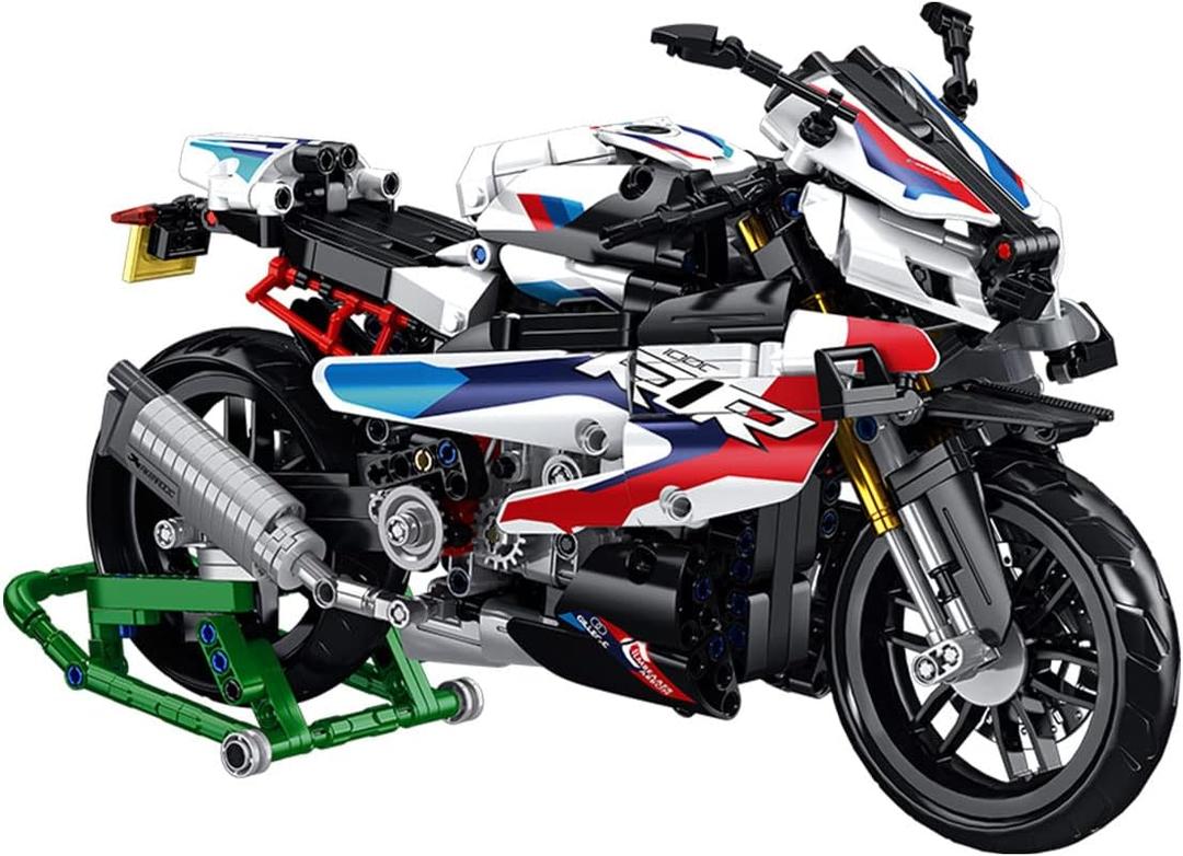 Dovob Motorcycle 1000 RR Model Building Blocks Set, 912 Pieces Bricks, MOC Toys as Gift for Kids or Adult