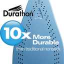 Hamilton Beach Steam Iron & Vertical Steamer for Clothes with Scratch-Resistant Soleplate, Adjustable Steam Settings + 8 Cord Wrap, 3-Way Auto Shutoff, Anti-Drip, Self-Cleaning, 1500 Watts, Blue